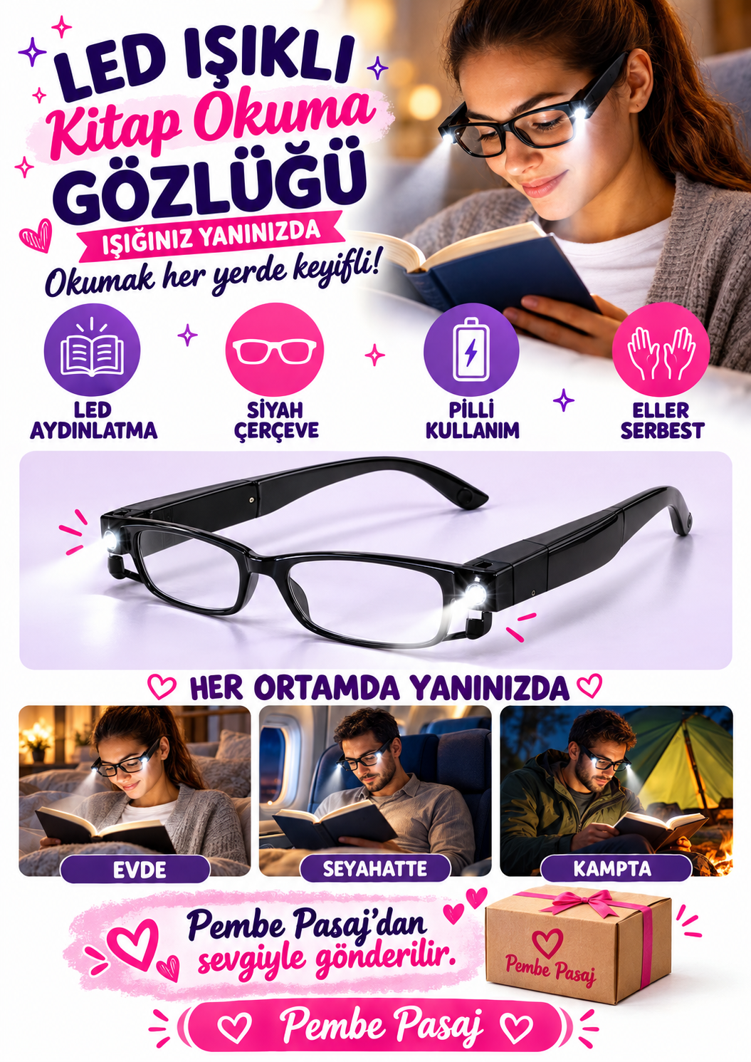 Kitap Okuma Gözlüğü